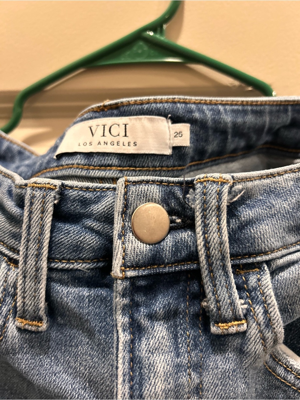 VICI Light Blue High-Rise Barrel Jeans